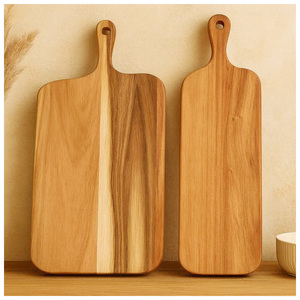 Planche à découper en bois contemporaine, design moderne, durable, de qualité supérieure, écologique, antidérapante, passe au lave-vaisselle - Product Image 3