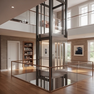 <span class=keywords><strong>Ascensor</strong></span> Residencial de Fácil Instalación con Numeración Física, Elevador para Pequeñas Villas sin Foso, Personalizado de Fábrica - Product Image 1