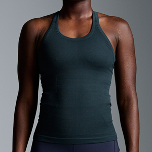 Camiseta sin mangas de algodón premium para mujer, chaleco transpirable para entrenamiento, ropa deportiva personalizada sin estampado - Product Image 6
