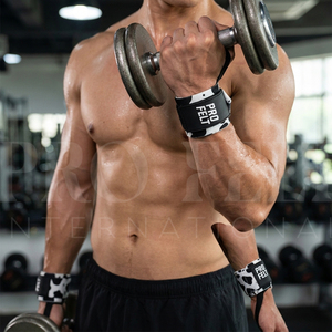 Comfortable Soft Durable Wrist Wraps for Weightlifting Gym Training Heavy Duty Wrist Support <b>Straps</b> Fitness Gear Lightweight - Product Image 4