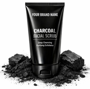 Gommage Visage Nettoyant en Profondeur au Charbon Actif Marque Blanche pour l'Élimination des Points Noirs et la Détoxification de la Peau – Vente en Gros OEM - Product Image 3