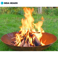 Vente chaude Firepit Outdoor Wood Burning Bonfire Pit Steel Fire Pit Bowl pour Patio Backyard Camping des fournisseurs chinois