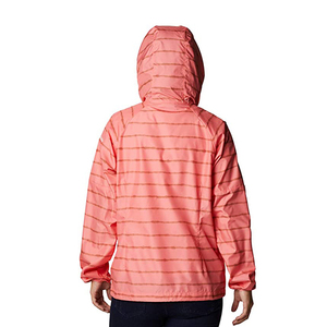 Chaqueta Deportiva con Capucha para Mujer, Diseño Nuevo, Bloques de Color, Manga Larga, Resistente al Viento, Ligera, Cierre de Cremallera, Color Morado Primavera - Product Image 2
