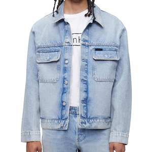 Chaqueta de Mezclilla para Hombre, Diseño Moderno, Nueva Colección de Invierno, Chaqueta Vaquera de Moda - Product Image 1
