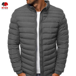 เสื้อแจ็คเก็ตพัฟเฟอร์แบบสั่งทำพิเศษสำหรับผู้ชาย พร้อมโลโก้ตามสั่ง ปิดด้วยซิป เนื้อผ้าระบายอากาศได้ดีและสวมใส่สบาย คอตั้ง - Product Image 6