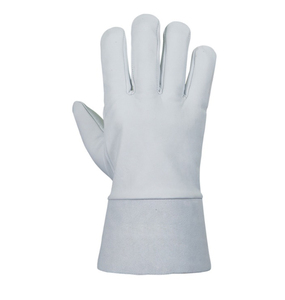 Gants de soudage TIG en cuir de chèvre de qualité supérieure, résistants à la chaleur, légers, à croûte naturelle, avec pouce Keystone, pour soudeurs - Product Image 6