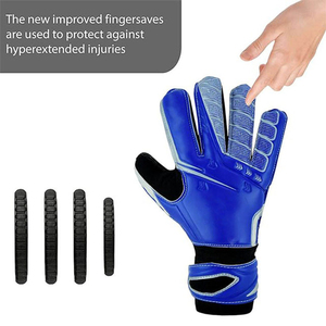 German Latex Palm Professional Goalkeeper <b>Gloves</b> Customized Custom High <b>Grip</b> Soccer Match Training Finger Save Football <b>Gloves</b> - Product Image 4