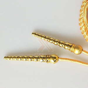 Accessoires d'uniformes Cordonnes de sifflet cérémonielles de qualité supérieure Dernières cordonnes de sifflet pour uniformes de cérémonie - Product Image 6