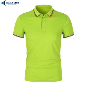 Men's Dark Green Short Sleeve for Shirt Solid Color Jersey Fabric Breathable Casual Polyester/Cotton Knitted Design - Product Image 5