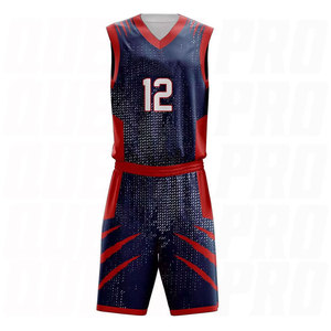 Ensemble de maillots de basket-ball personnalisés pour hommes, équipe, club, uniforme de basket-ball, maillot athlétique respirant sublimé, ensemble de shorts - Product Image 6