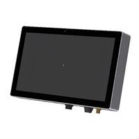 Moniteur industriel de bureau étanche IP67, écran tactile TFT LCD rétroéclairé LED (PCAP/résistif) avec gradation automatique, télécommande SDI IR