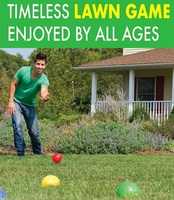 Jeu de boules de pétanque en plastique durable de 75 mm, de bonne qualité, rempli d'eau, pour le plaisir en plein air