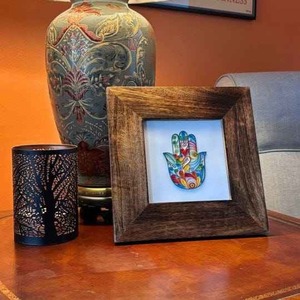 Marco de fotos de diseño exclusivo, hecho a mano con madera natural maciza, marco de fotos de lujo para interiores. - Product Image 1