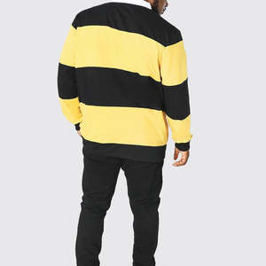 Camiseta de Rugby de Manga Larga Personalizada de Alta Calidad para Hombre, Camiseta con Estampado Personalizado Cómoda y de Alta Calidad - Product Image 3