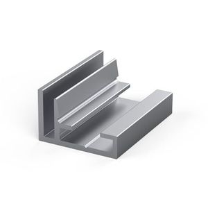 Profils d'extrusion en aluminium plat industriel CNW pour portes et fenêtres, modèle MT260210, tempérisation 6063-T5 - Product Image 3