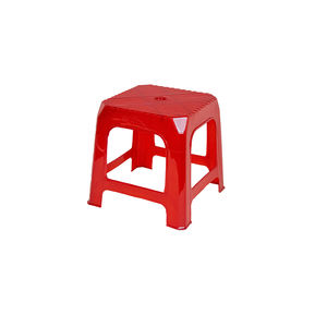 Taburete estampado de rayas de diseño moderno, duradero, ligero, de plástico, ecológico, apilable para uso escolar en el hogar para adultos y niños - Product Image 4