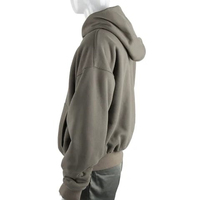 Sweat-shirts à capuche surdimensionnés avec fermeture éclair, design tie-dye sur le devant, streetwear, 100% coton molletonné, mode automne-hiver