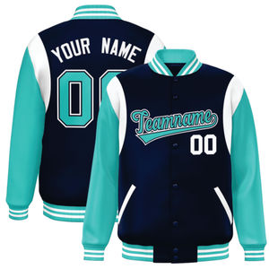 Veste bomber d'hiver réversible unisexe de haute qualité, écologique, BLACK LAND INDUSTRIES, respirante, col rond vintage, en laine - Product Image 1