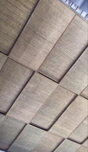 Panel de Techo de Bambú, Tejido de Bambú Natural Hecho a Mano, Decoración del Hogar Estilo Wabi Sabi - Product Image 2