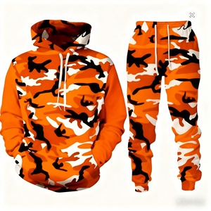 Conjunto Deportivo Unisex de 2 Piezas, Transpirable, de Secado Rápido, Ligero, de Poliéster/Algodón, Sudadera con Capucha y Pantalones Deportivos a Juego, Casual - Product Image 4
