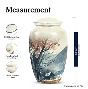 Urna Estilo Americano para Montaña, Lugar de Descanso Respetuoso para Seres Queridos, con Acabado de Alto Brillo, Capacidad de 200 Pulgadas Cúbicas - Product Image 2