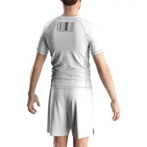 <b>Custom</b> Short Sleeve BJJ Rash Guard Men Jiu Jitsu <b>Compression</b> <b>Shirt</b> MMA Grappling Training Top Breathable Martial Arts Rashguard - Product Image 4