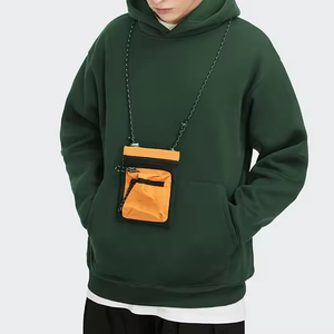 Sudadera con capucha personalizada para hombre, estilo oversize con hombros caídos, talla grande, tipo pullover, de tejido grueso, para invierno. - Product Image 5