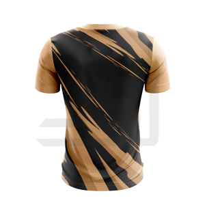 T-shirt décontracté pour homme en spandex/polyester, tissu tricoté doux et respirant, coupe confortable, chemise élégante à manches courtes, style Normcore - Product Image 6