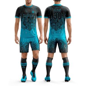 Mawra Custom Soccer Uniform Football Jersey Set Quick Dry Breathable Polyester OEM ODM Sublimation Team Wear Wholesale Sets - Product Image 1