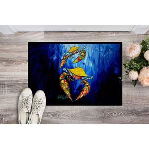 Nuevo felpudo Crab Fair antideslizante lavable de pila baja 18H X 27W alfombrilla de entrada para interiores y exteriores con hermoso diseño - Product Image 2