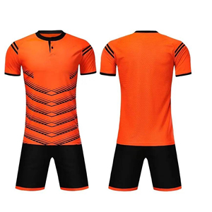 เสื้อฟุตบอลชายคุณภาพสูง 100% โพลีเอสเตอร์ ชุดทีมฟุตบอล - Product Image 2