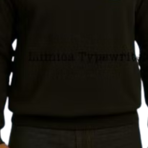 เสื้อสเวตเตอร์ผู้ชายสีดำปักลาย คอซิป แขนยาว สวมใส่สบาย เหมาะกับทุกวัน - Product Image 4