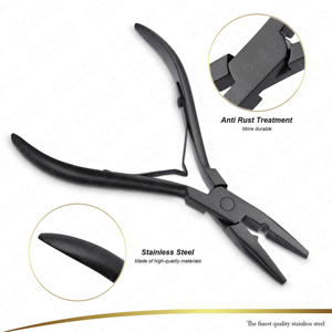 Pince à extensions capillaires multifonction en acier inoxydable de qualité supérieure, personnalisable avec votre marque, outil professionnel de salon de beauté avec - Product Image 5