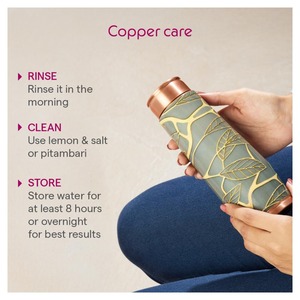Botella de Agua de Cobre Ecológica de Doble Pared Clásica para una Vida Saludable e Hidratación Diaria - Compre Directamente del Proveedor - Product Image 5