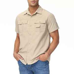 Camisas de Pesca de Primera Calidad, Nuevas, a la Moda, Impermeables, Resistentes al Viento, con Protección Solar UPF 50, Antibacterianas, de Poliéster/Spandex, con Cierre de Botones - Product Image 1