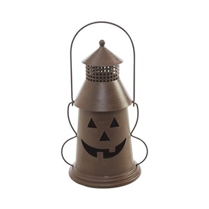 Lanterne citrouille en métal pour Halloween, décoration extérieure, luminaire fabriqué avec une étonnante maîtrise par HRCRAFTVERSE - Product Image 1