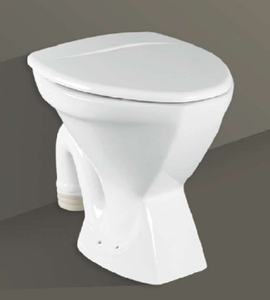 โถสุขภัณฑ์เซรามิคแบบชิ้นเดียวทรงยาว รุ่น EFFO-S &P ระบบกดน้ำสองปุ่ม พร้อม P-trap และ S-trap สำหรับห้องน้ำในวิลล่าและโรงแรม - Product Image 3