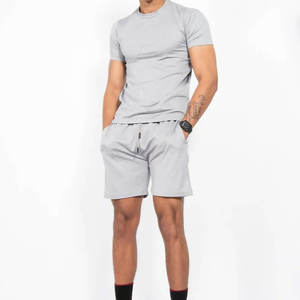 Hot Selling Multi Pockets Regular Fit Design Men Twinset Casual Wear Crew Neck Short Sleeve Soft Breathable Fabric Men <b>Twin</b> <b>Set</b> - Product Image 1