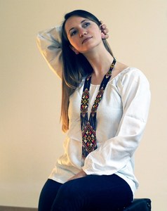 Collar de Cuentas Colorido Estilo Boho de la Tribu Hutsul de Uttar Pradesh, Collar Tradicional Étnico Folclórico Vintage para Mujer, Regalo para Bodas y Fiestas - Product Image 4