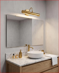 Solid Brass Picture <b>Light</b>: Mid-Century Vintage Style Adjustable Wall <b>Sconce</b> - Product Image 4