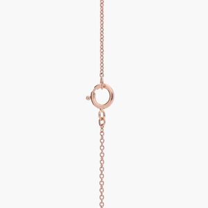 Mini Diamond Heart <b>Necklace</b> in White Gold - Product Image 3