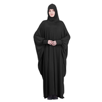 Robe Abaya en Chiffon pour Femmes Musulmanes, Ample, Décontractée, Respirante, Écologique, Couvrante, Vêtement de Prière, Hijab Long Khimar Arabe