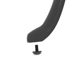 Set di 4 sedie da pranzo da patio in alluminio pressofuso con struttura nera e cuscini in colori assortiti - Product Image 6