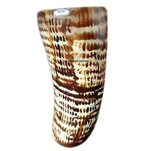 Jarrón de Flores de Hierro Negro de Lujo, Diseño Decorativo para el Hogar y Bodas, Forma de Cuerno Hecho a Mano - Product Image 2