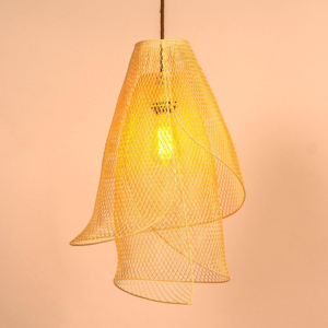 Nouvelle Suspension Artisanale en Métal E27 Feuille de Lotus pour Restaurant, Salon de Thé, Salon et Chambre à Coucher – Lustre Décoratif - Product Image 6