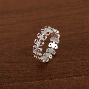 Hot Selling Good Quality 925 Sterling <b>Silver</b> Natural Red <b>Garnet</b> Gemstone Leaf Shape Fine <b>Ring</b> Women's Wear Handmade Fine Jewelry - Product Image 4