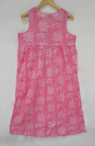 Nouveauté Robe Maxi mi-longue en coton imprimé cachemire rose robe Midi Boho encolure en V avec pompon pour femmes - Product Image 5