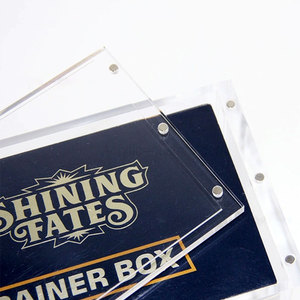 UV kháng pokeoned Acrylic Booster Box trường hợp tùy chỉnh cho ma thuật thu thập etb Elite huấn luyện viên hộp <span class=keywords><strong>TCG</strong></span> 151 Acrylic cạnh trường hợp - Product Image 5