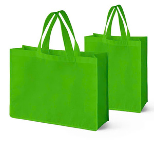Custom Non Woven Fabric Shopping Tote Bag with Logo Print Reusable Eco Grocery Bag for Promotion Use - Product Image 2