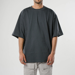 Nouveau T-shirt Homme Slim Fit Col Rond Imprimé Personnalisé Tissu Polyester/Coton Écologique Séchage Rapide Respirant - Product Image 1